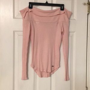 Hollister across the shoulder top